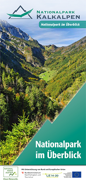 Nationalpark Kalkalpen im Überblick, Titelblatt Folder