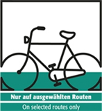 Radfahren nur auf freigegebenen Strecken erlaubt
