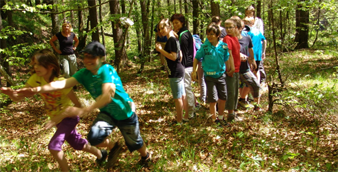 Der Wald ein Platz zum Spielen, Toben und Lernen © Nationalpark Kalkalpen Stückler