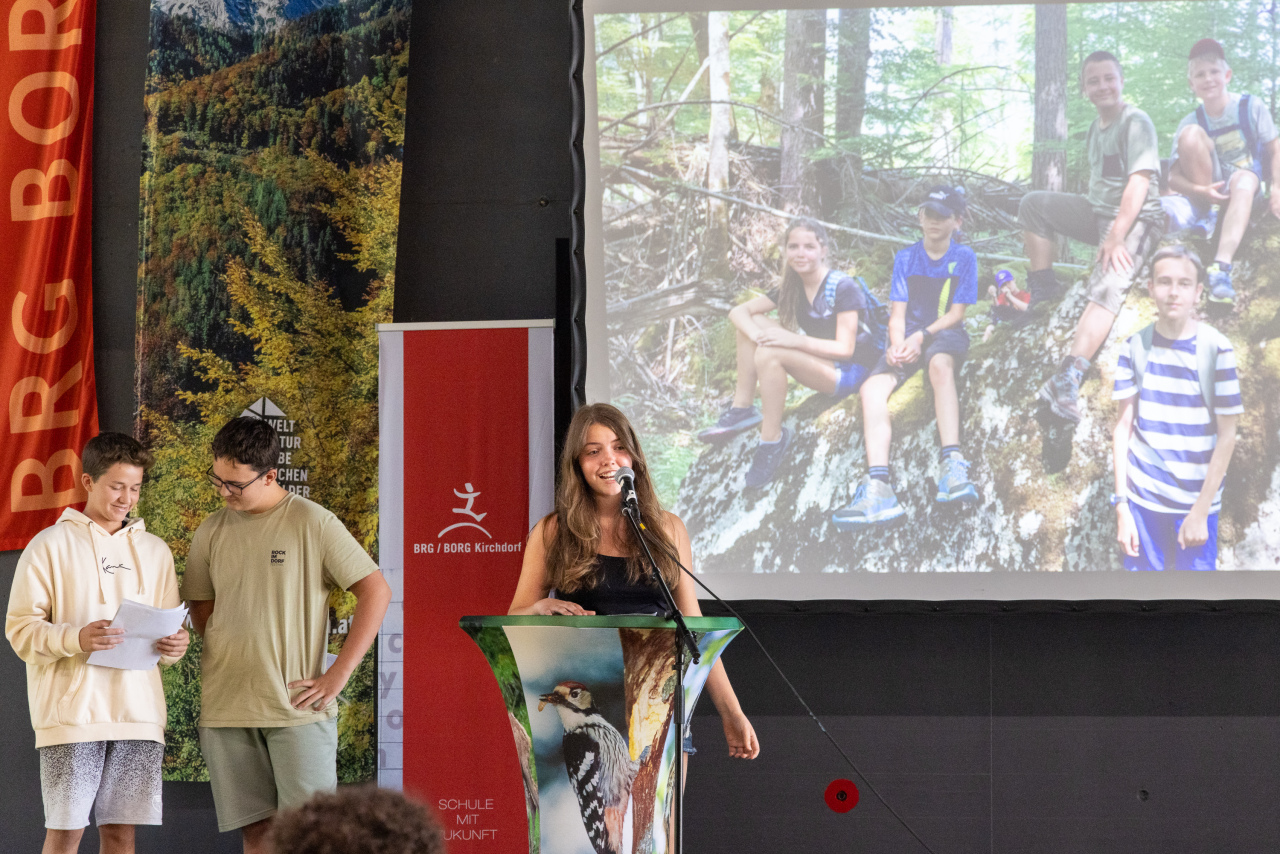 Schülerinnen und Schüler des BRG Kirchdorf erzählen über ihre Eindrück von Ranger Touren im Nationalpark Kalkalpen